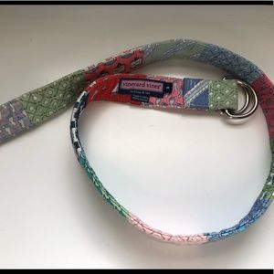 Vineyard Vines Patchwork Belt Size Medium